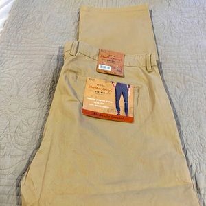 Brand new with tags vintage weatherproof stretch for comfort slim fit khakis